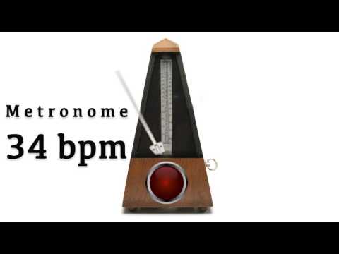 Metronome 34 bpm 🎼