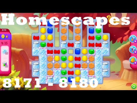 Homescapes Level 8171 - 8180 HD Walkthrough | 3 - match game | gameplay | android | ios | pc | app