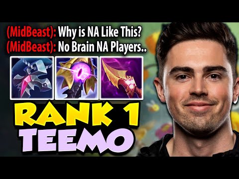When Midbeast Faces Off VS The Rank 1 Teemo In NA...