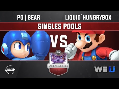 UGC Smash 4 SINGLES POOLS - PG | Bear (Mega Man) vs Liquid`Hungrybox (Mario)
