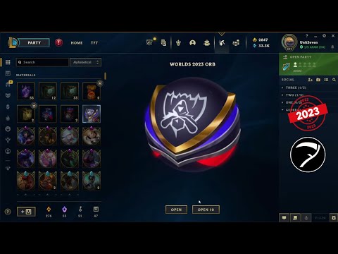 50x Worlds 2023 Mega Orb Bundle opening - League Of Legends