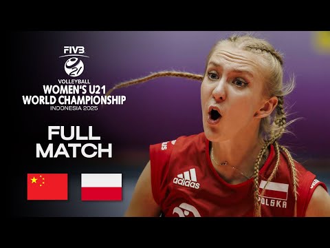 China vs. Poland - Ranking 5-6 | Women's U21 World Champs 2025 - Full Match