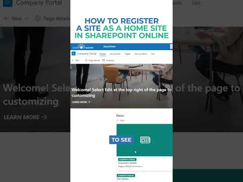 Step-by-Step Guide to Setting Home Site in SharePoint Step-by-Step Guide to Setting Home Site in SharePoint
