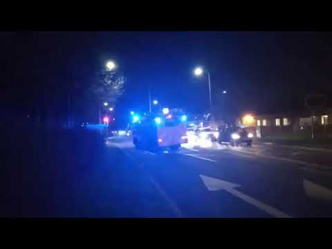 Lancashire Fire & Rescue Service - Hyndburns On call pump Turnout.