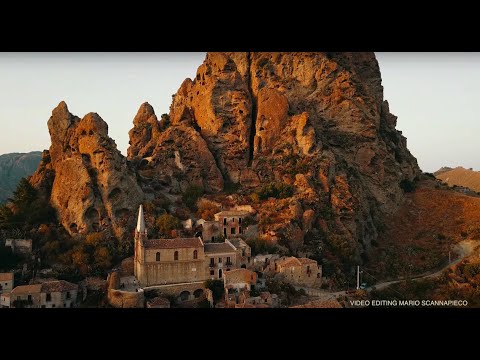 Pentedattilo Reggio Calabria borgo Italia Drone 4k