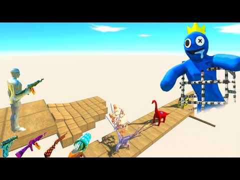 FPS AVATAR SAVES RAINBOW FRIENDS FROM DINOSAURS DEADLY TRAP - ARBS