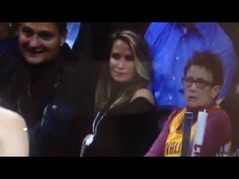 Old Lady In Crowd Thirsty For Cole Aldrich