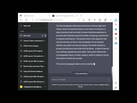 ChatGPT Spirituality ACIM Lesson 272 - How can illusions satisfy God’s Son