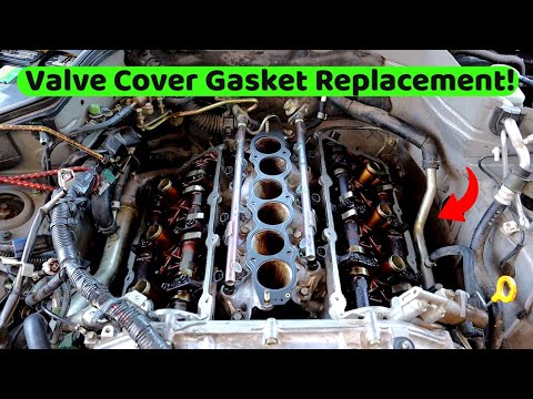 Nissan 350z & Infiniti G35 Valve Cover Gasket Replacement! VQ35DE RWD Engine