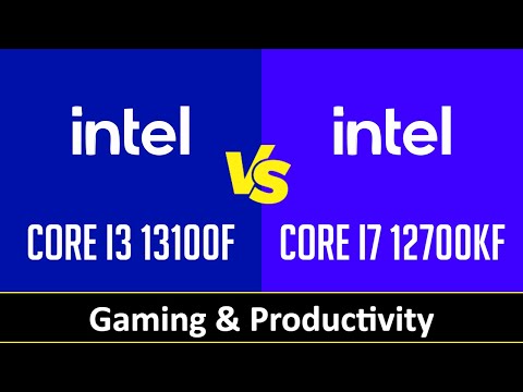 CORE I3 13100F vs CORE I7 12700KF - Gaming & Productivity (RTX 3090 Ti)