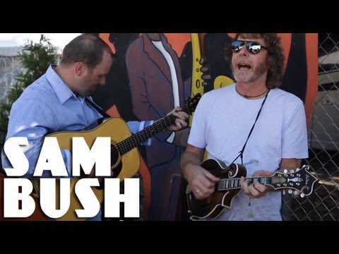 Sam Bush - Eight More Miles To Louisville - backstage performance at Bonnaroo