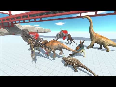 MOSASAURUS TEAM VS FACTIONS - ANIMAL REVOLT BATTLE SIMULATOR