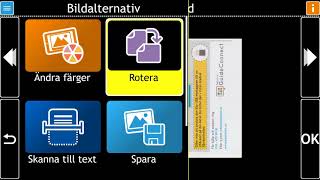 GuideConnect hjälp: Skanner och kamera – Rotera bild