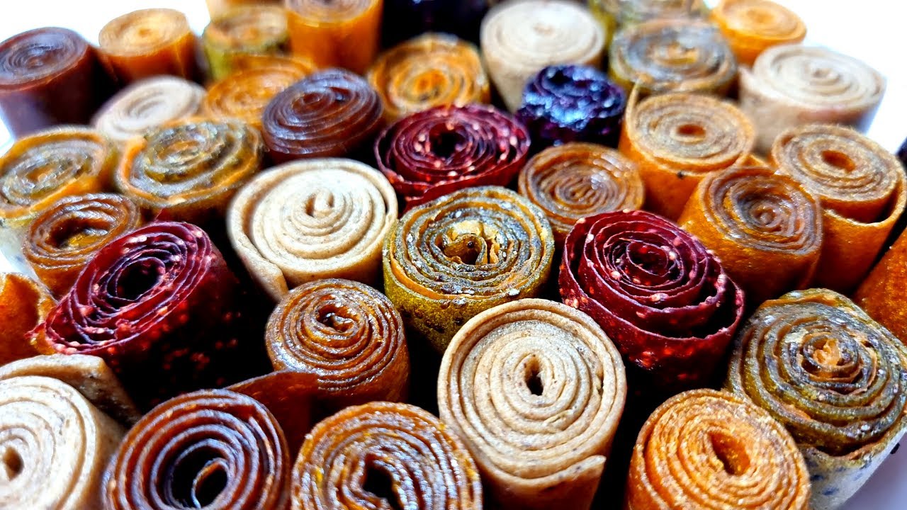 COMO FAZER ROLINHO DE FRUTA | CURSO COMPLETO | FRUIT ROLLS