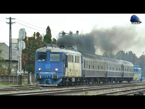 🚂🚀Great Smoking! 🚂🚀060-DA 60-0695-6 & R4337 Oradea-Halmeu in Gara Episcopia Bihor - 05 November 2020