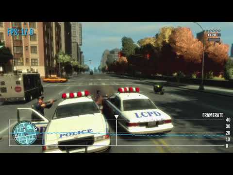 GTA 4 - PS3 Frame-Rate Test Gameplay