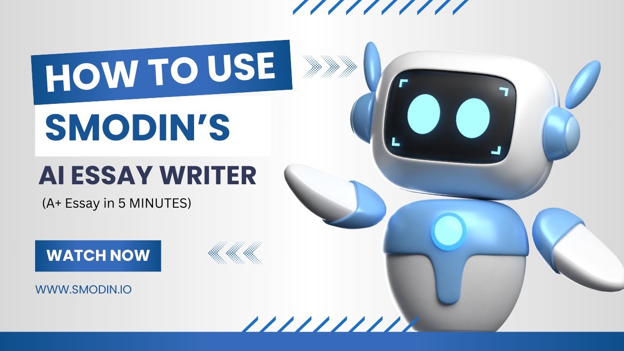 How to Use Smodin’s AI Essay Writer (A+ Essay in 5 MINUTES) video thumbnail