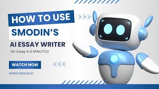 How to Use Smodin’s AI Essay Writer (A+ Essay in 5 MINUTES)