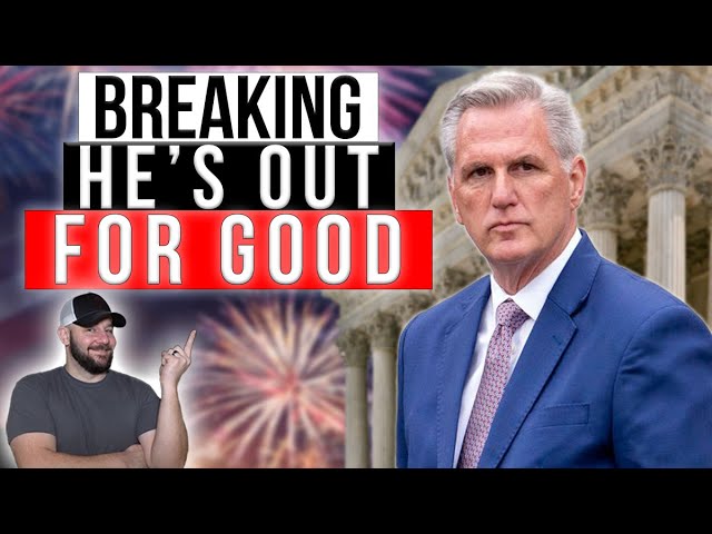 BREAKING: McCarthy is OUT FOR GOOD… He has turned down the Speakership of the House…