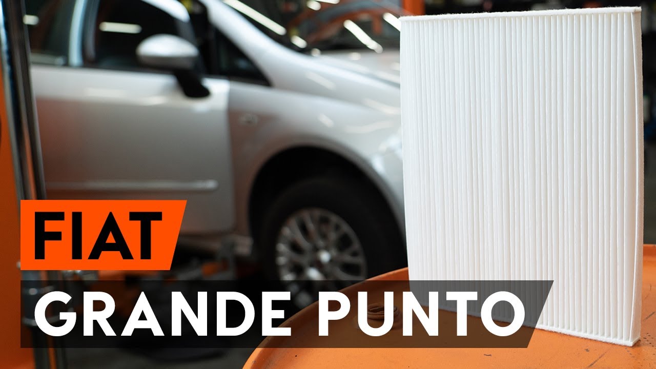 Byta kupéfilter på Fiat Punto 199 – utbytesguide