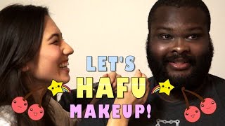 Will Half Japanese / HAFU Makeup Work on Anyone? | This Guy Tries | BEHIND THE SCENES