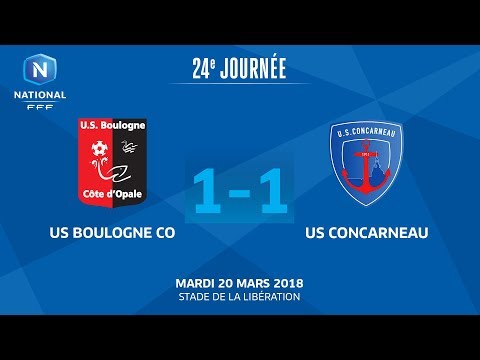 J24 : US Boulogne CO - US Concarneau (1-1), le replay I National FFF 2018