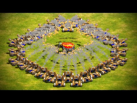 How Many Siege Onagers Do You Need to ONE HIT KILL a Siege Elephant? (AoE2)