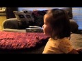 Ava Watching Veggie Tales