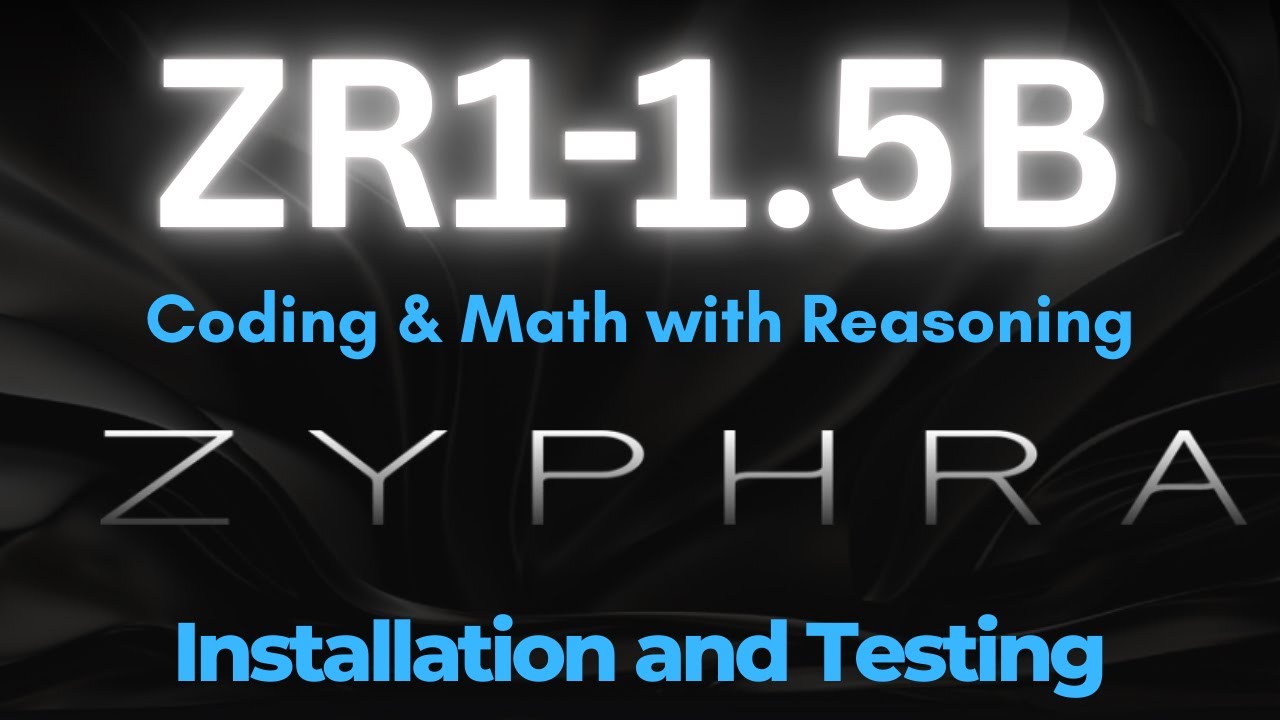 Zyphra ZR1-1.5B: Small Coding and Math Reasoning Model - Install and Test Locally