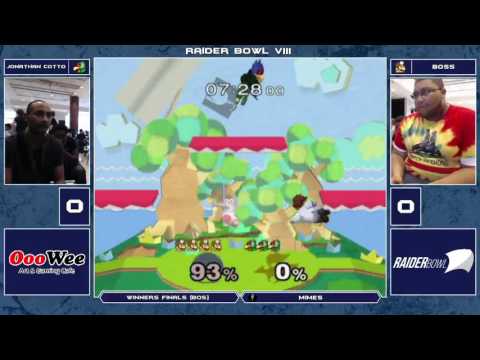 Raider Bowl VIII Melee Singles - Jonathan Cotto (Falco) vs Boss (Doc/Fox) - Winner's Finals