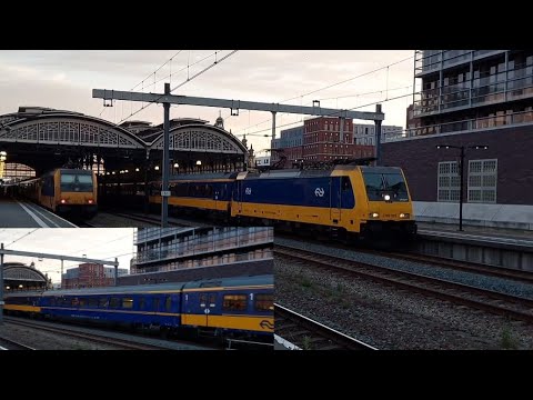 Koninklijke trein vertrekt uit Den Haag HS