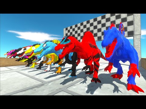 Team Spinosaurus Justice League Superheroes Death Race Speed Run Championship ARBS Hunting Found