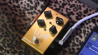Video thumbnail for Source Audio LA LADY overdrive Neuro Effects System iPhone App presets & more by gearmanndude
