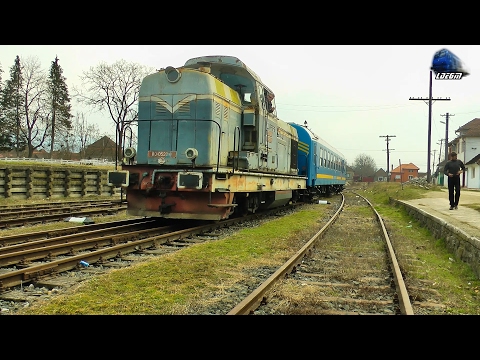 LDH 80-0532-4 cu Laborator de Masurat Calea/with Rail Measuring Wagon in Gara Vascau Station - M314