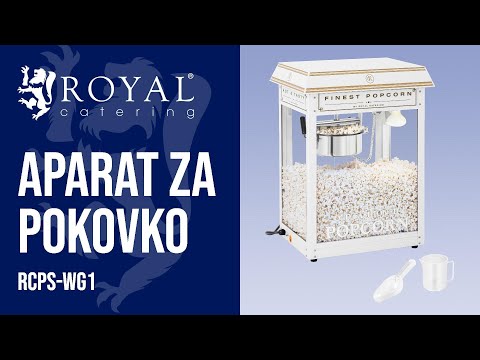 videoposnetek - Aparat za pokovko - bel in zlat - 1500 W