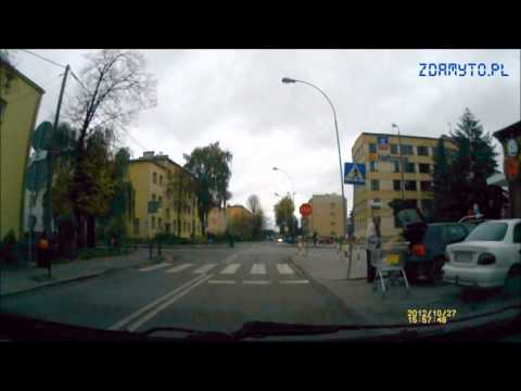 Trasa egzaminacyjna PRAWO JAZDY - Krosno: Naftowa / Tysiąclecia