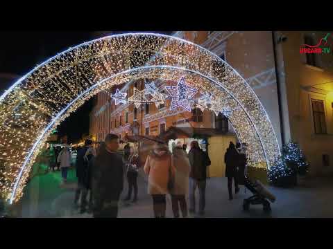 Györ: Einer der schönsten Weihnachtsmärkte Ungarns