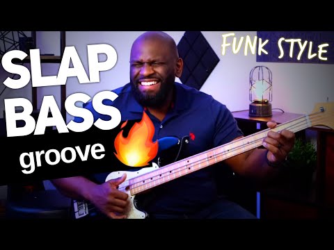 Learn Crazy Slap Bass Groove Under 2min‼️😱