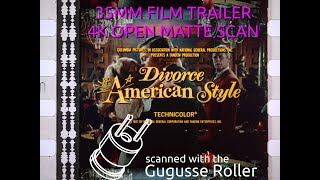 Divorce American Style (1967) 35mm film trailer, flat open matte, 4K