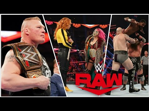 WWE RAW 14 January 2020 Highlights HD - WWE Monday Night RAW 1/13/2020 Highlights HD