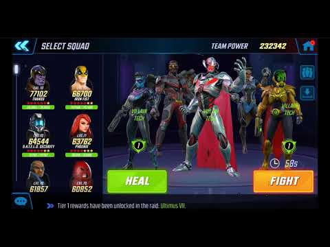 ULTIMUS 7 - A5 TANKS - Marvel Strike Force / TECHWING