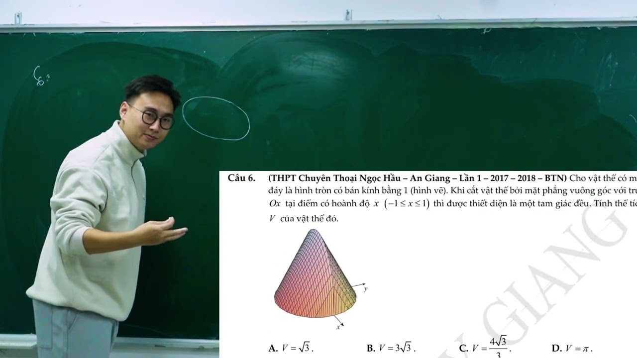 THỂ TÍCH TRÒN XOAY (BUỔI 2) DẠNG 3 : TÌM THỂ TÍCH QUA MẶT CẮT, THIẾT DIỆN - DẠNG 4: TOÁN THỰC T Ế