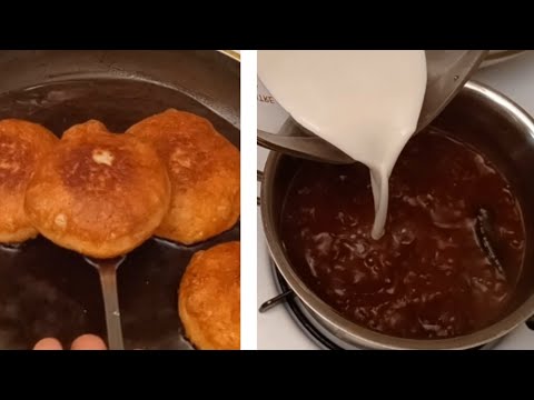 St Vincent/Caribbean Coconut Fried Bakes and Cocoa Tea