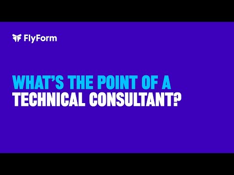 What's the point of a Technical Consultant? - YouTube