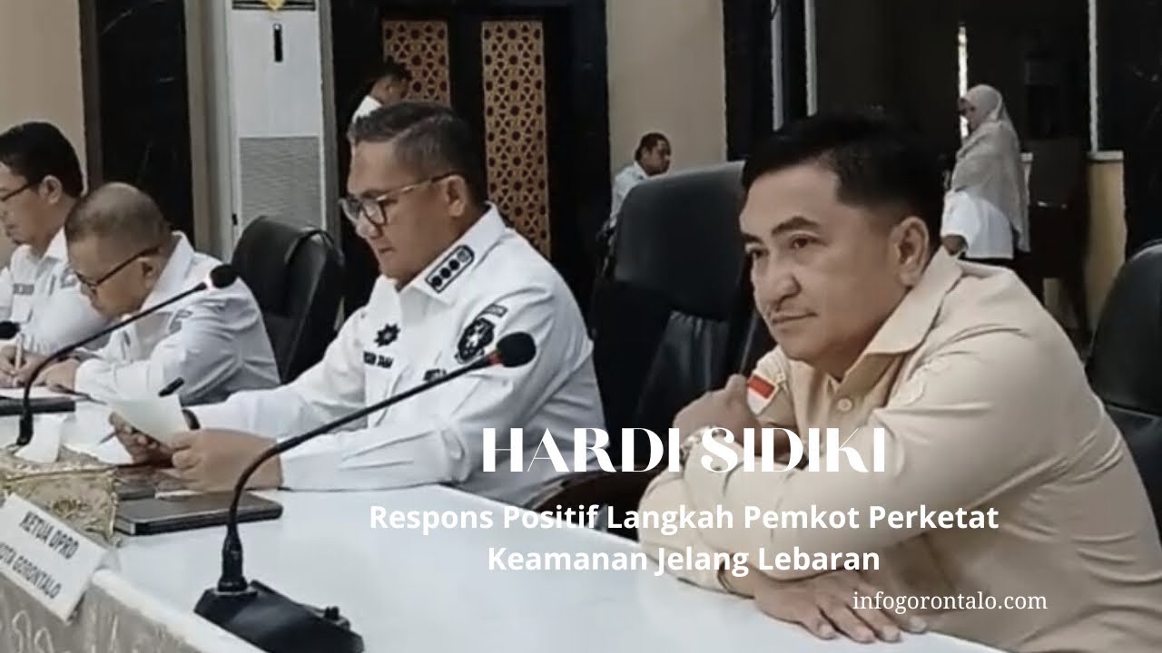 Hardi Sidiki Respons Positif Langkah Pemkot Perketat Keamanan Jelang Lebaran