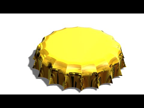 SolidWorks P Tutorial #46:The famous Bottle Cap (arc work)