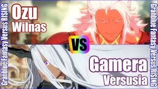 [GBVSR] (4K) Granblue Fantasy Versus Rising Rank match  Ozu (Wilnas) vs Gamera (Versusia)