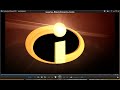 Opening To The Incredibles 2011 DVD Without FP Espanol With English Subtitles