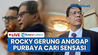 LIVE: Rocky Gerung Soroti Kebijakan Rp200 T Menkeu dan Sindir Gaya Koboi Purbaya, Cap Cari Sensasi