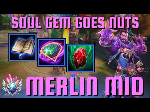 SOUL GEM GOES NUTS - Merlin Mid Smite 2 Gameplay